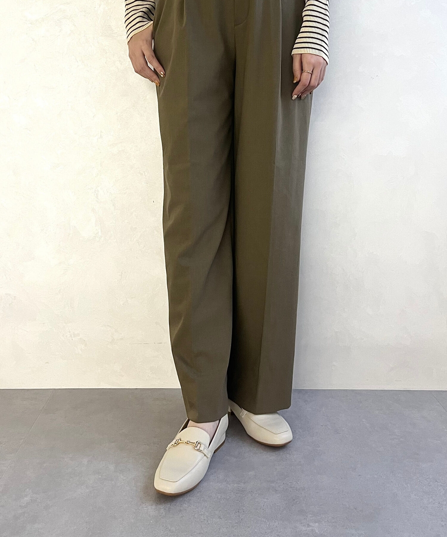 ORiental TRaffic「【跳べるパンプス/シリーズ累計１５０万足突破】スクエアトゥ ビット モチーフ  ローファー /R-3210」|パンプス|