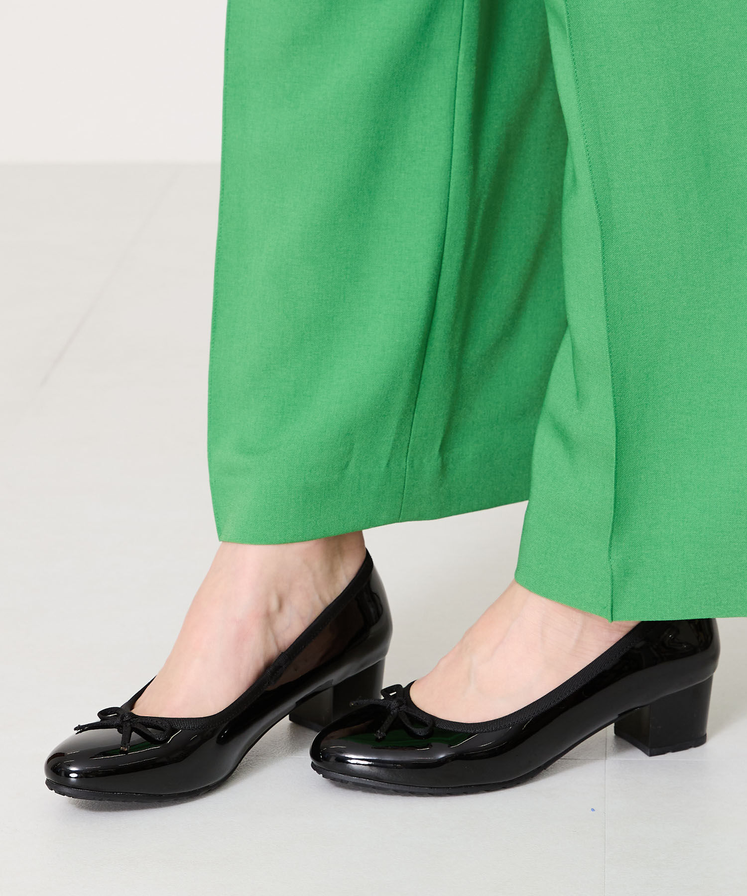 ORiental TRaffic「【防水】 ラウンドトゥ バレエ レイン パンプス /R-1017 バレエシューズ ヒール4.3ｃｍ」|パンプス|