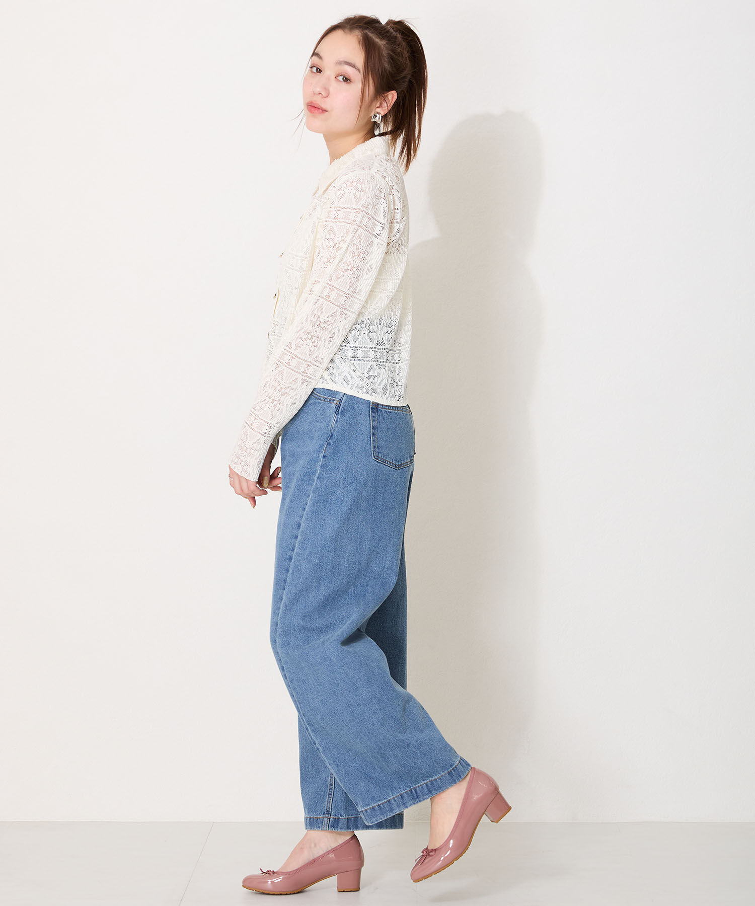 ORiental TRaffic「【防水】 ラウンドトゥ バレエ レイン パンプス /R-1017 バレエシューズ ヒール4.3ｃｍ」|パンプス|