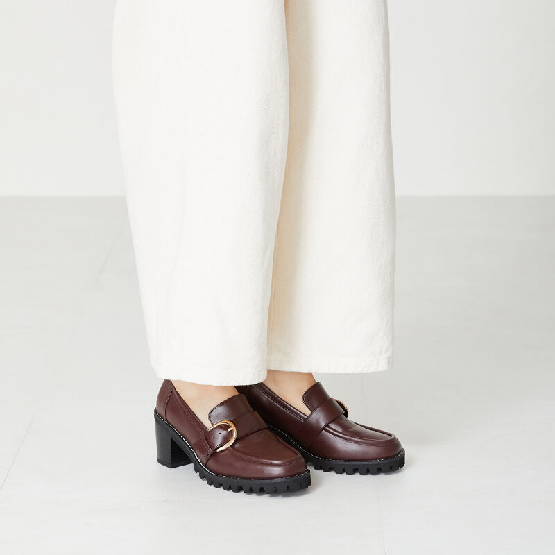 ORiental TRaffic「タンクソールバックルベルトローファー/31309」|パンプス|