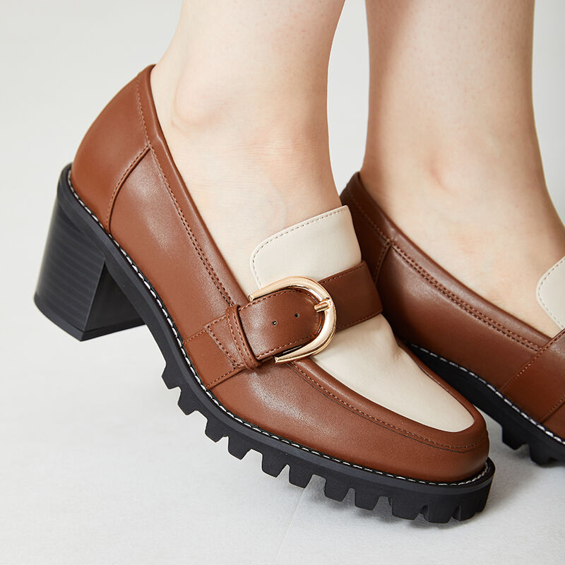 ORiental TRaffic「タンクソールバックルベルトローファー/31309」|パンプス|