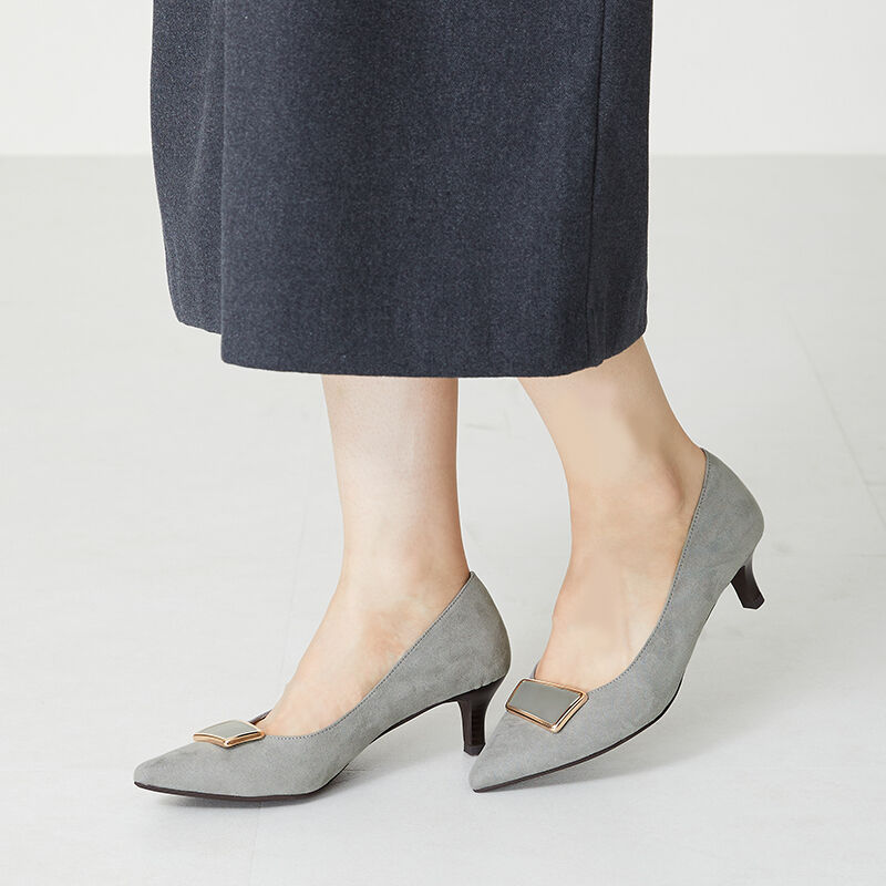 WA Oriental TRaffic「2wayスクエアモチーフヒールパンプス/32308」|パンプス|GY