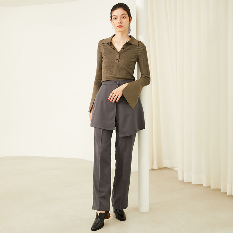 ORiental TRaffic「【トレンド】ウッドヒール甲深パンプス/31311 パンプス 人気 カジュアル ヒール5.5cm シンプル」|パンプス|