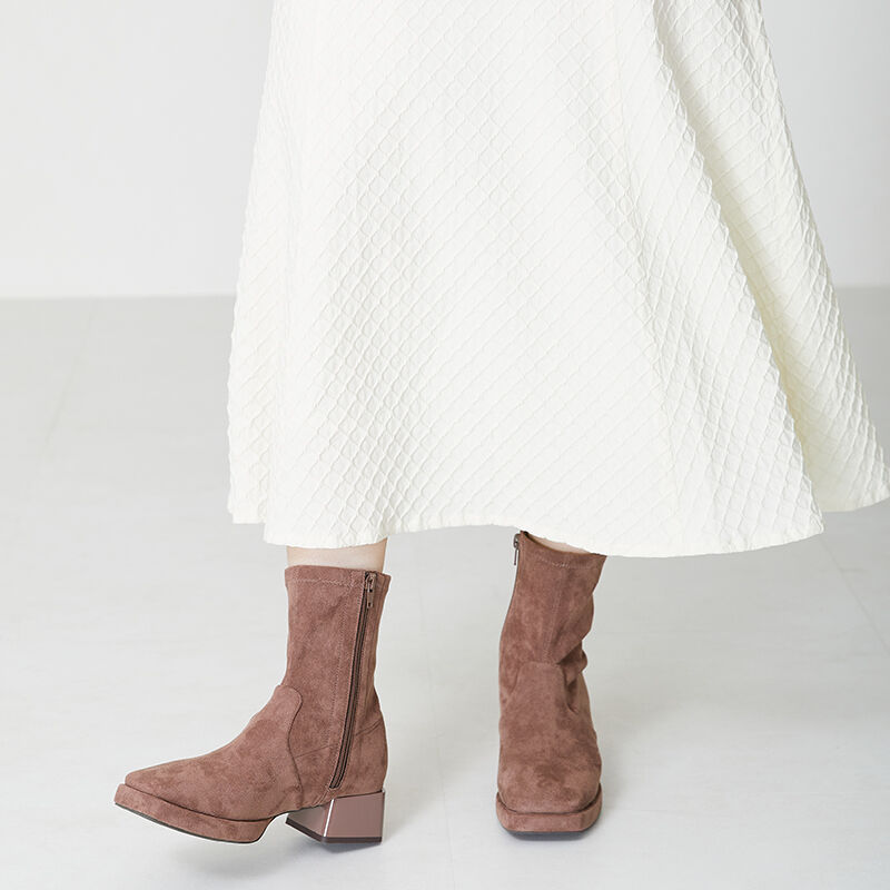 WA Oriental TRaffic「プラットフォームストレッチブーツ/32405」|ショートブーツ|