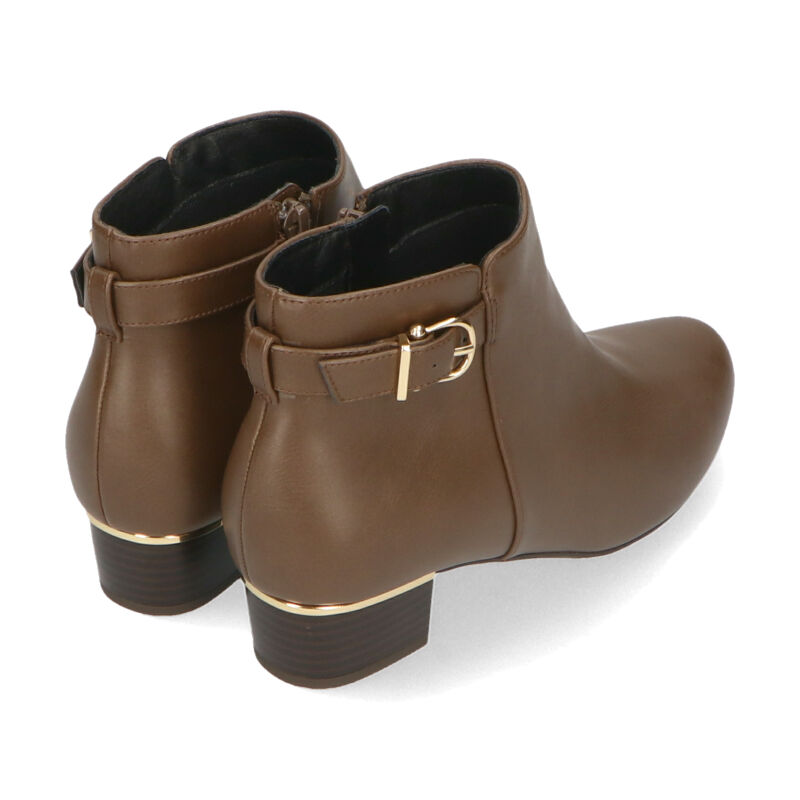 WA Oriental TRaffic「メタリックラインベルトヒールブーツ/32404」|ショートブーツ|