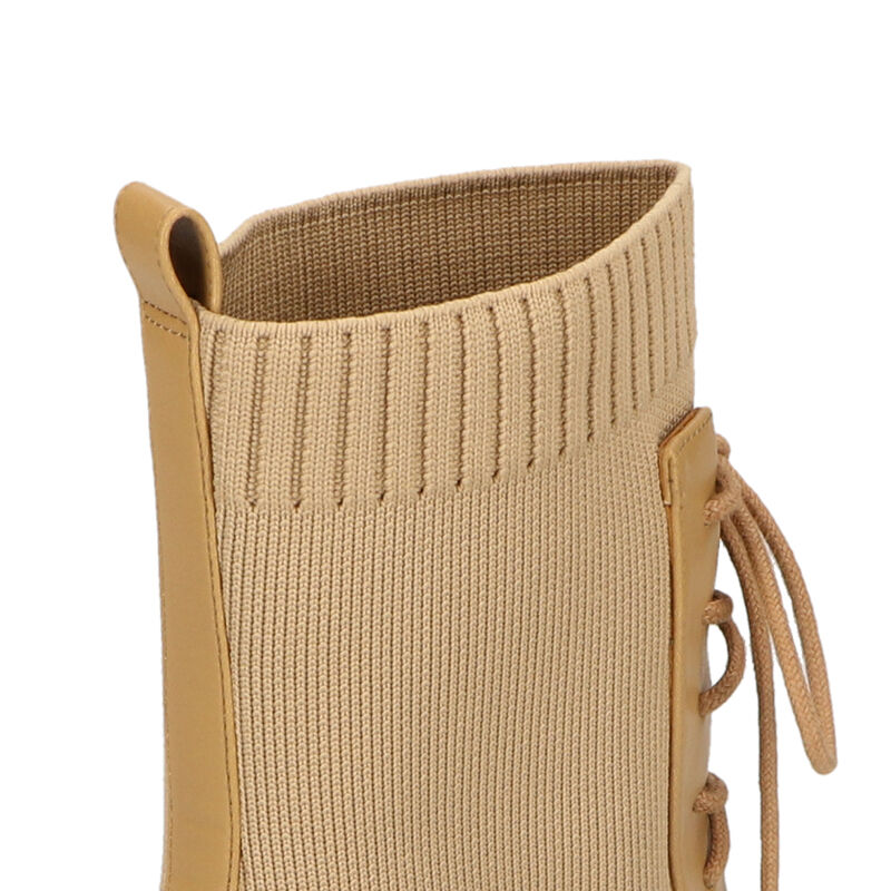 ORiental TRaffic「レースアップニットヒールブーツ/31433」|ショートブーツ|