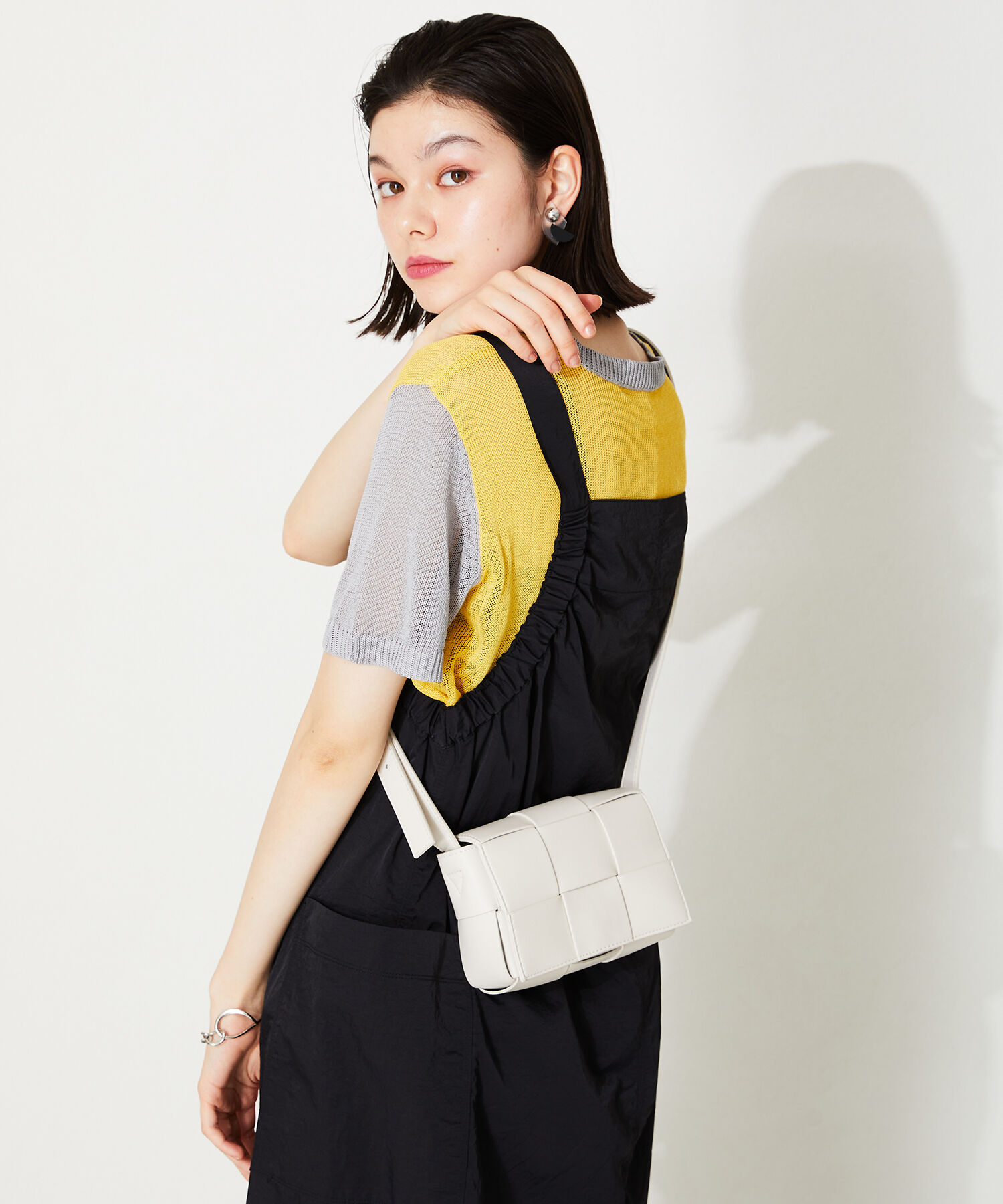 ORiental TRaffic「【BAG】編み込みショルダーバッグ/BA-213 ハンドバッグ ショルダーバッグ」|ショルダー・メッセンジャー|