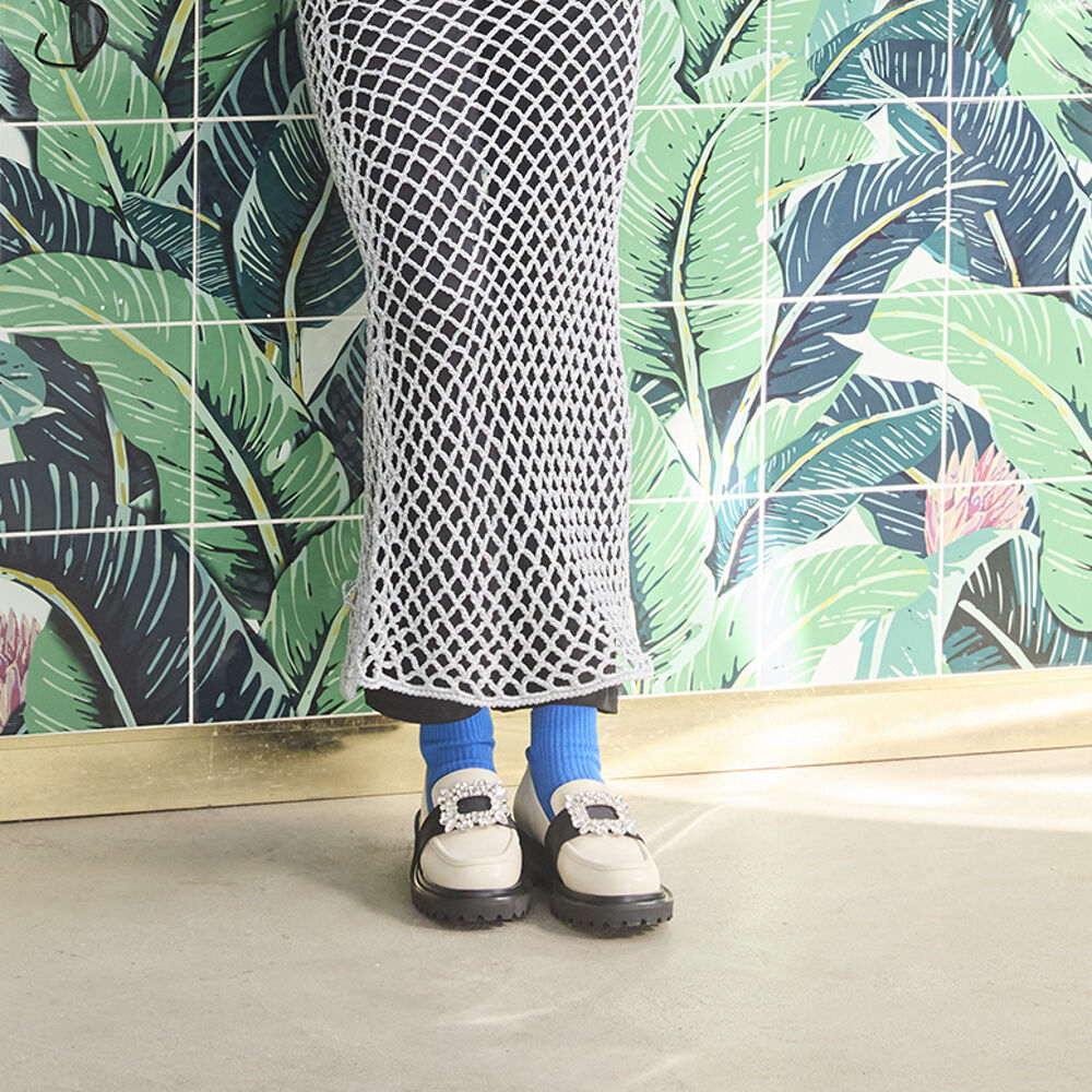 ORiental TRaffic「ビジューストラップ厚底シューズ/41118」|パンプス|