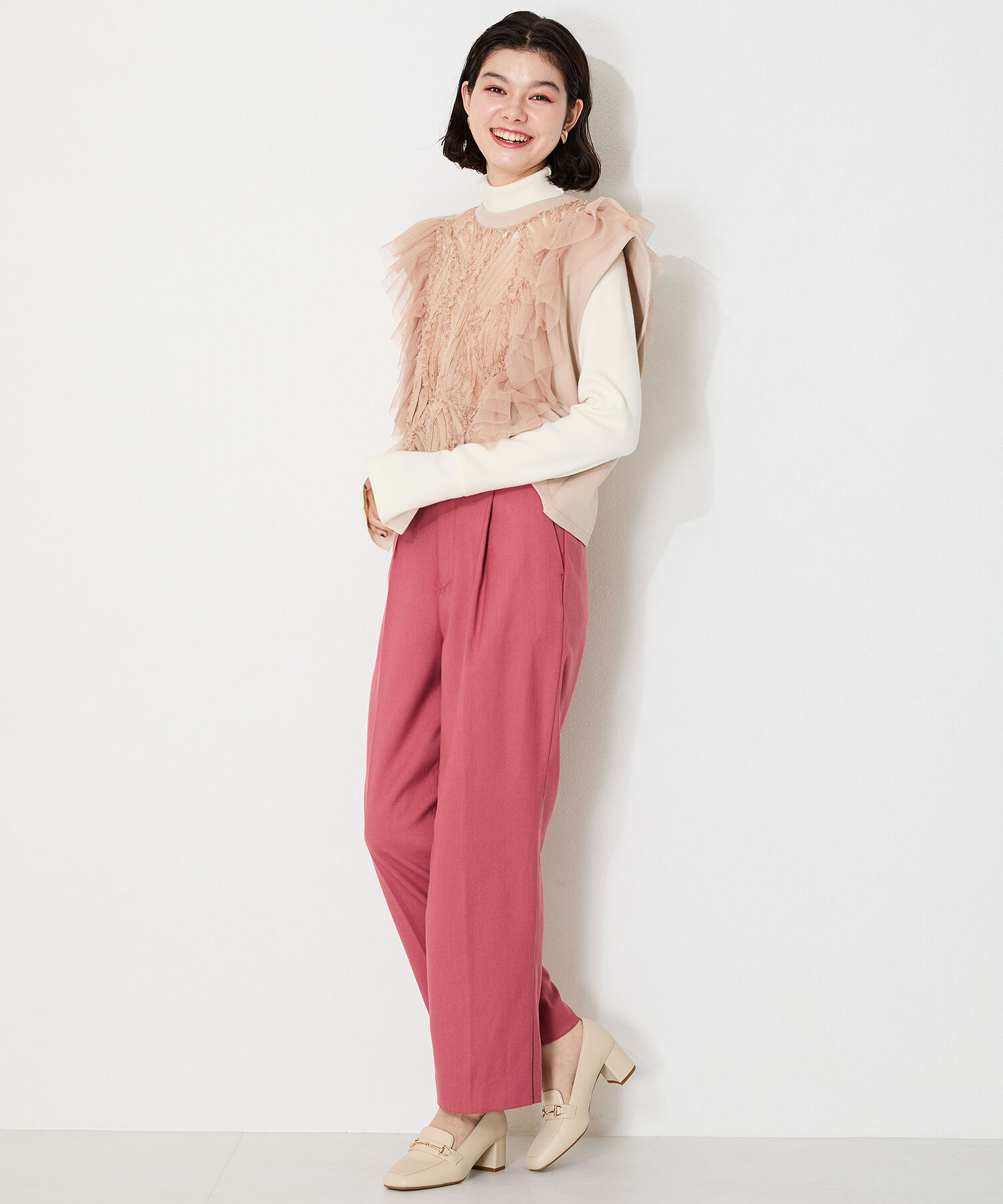 ORiental TRaffic「【跳べるパンプス/シリーズ累計１５０万足突破 】ビット ヒールローファー /R-3214 厚手クッション」|パンプス|