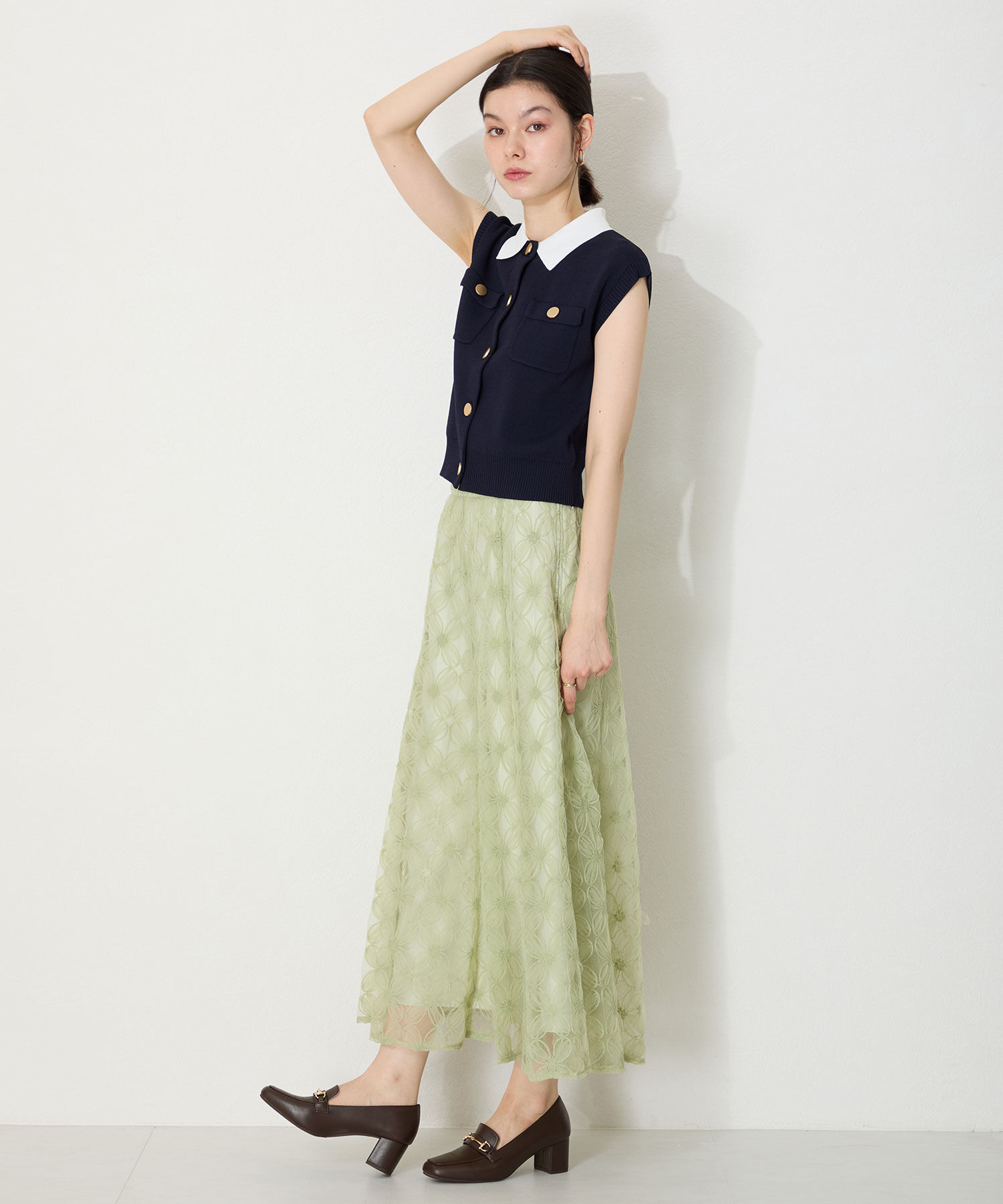 ORiental TRaffic「【跳べるパンプス/シリーズ累計１５０万足突破 】ビット ヒールローファー /R-3214 厚手クッション」|パンプス|