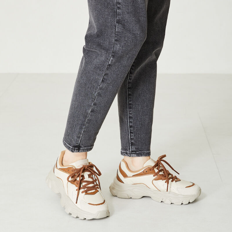 ORiental TRaffic「配色パーツ厚底スニーカー/OT3733」|スニーカー|