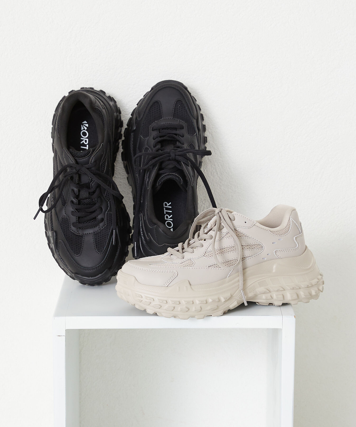 ORiental TRaffic「変形ボリュームソールスニーカー/OT3734」|スニーカー|BLACK