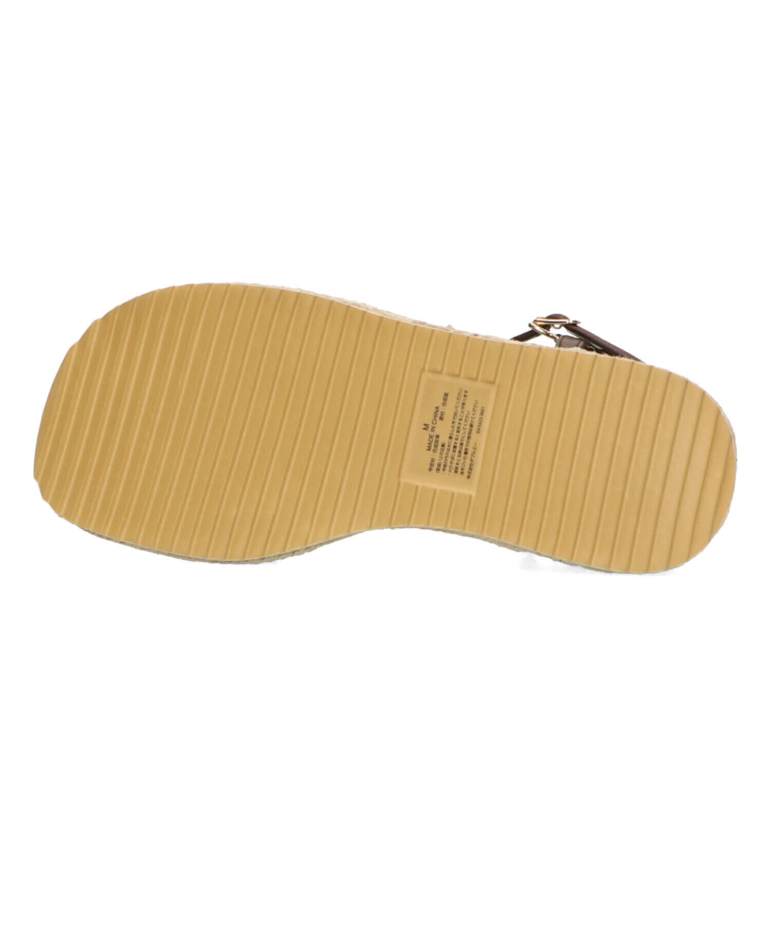 ORiental TRaffic「【アウトレット価格】厚底ジュートソールサンダル/41224 厚底 サンダル 人気 トレンド 売れてる」|サンダル|