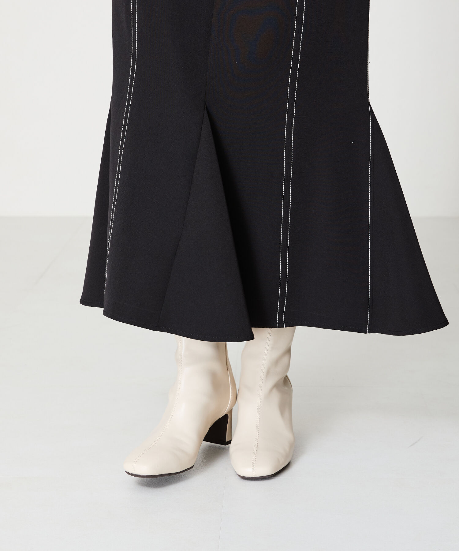 ORiental TRaffic「ストレッチ ヒール バック ジップ ブーツ /41406」|ショートブーツ|