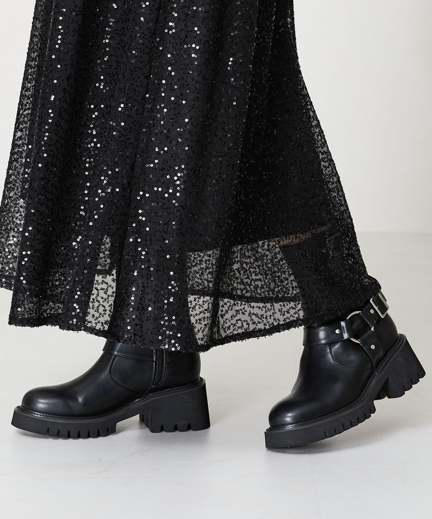 ORiental TRaffic「エンジニア ミドル ブーツ /41421」|ショートブーツ|