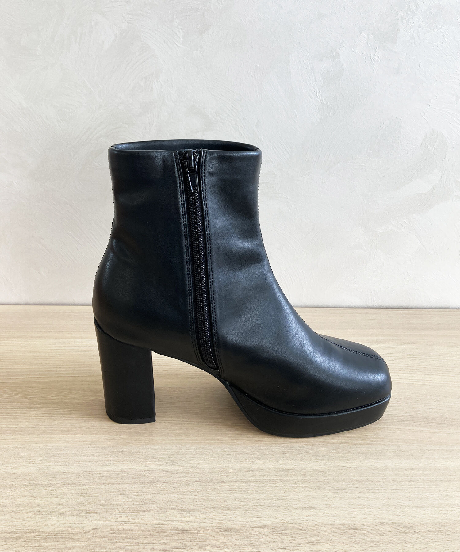 ORiental TRaffic「プラットフォームヒールショートブーツ/41422」|ショートブーツ|