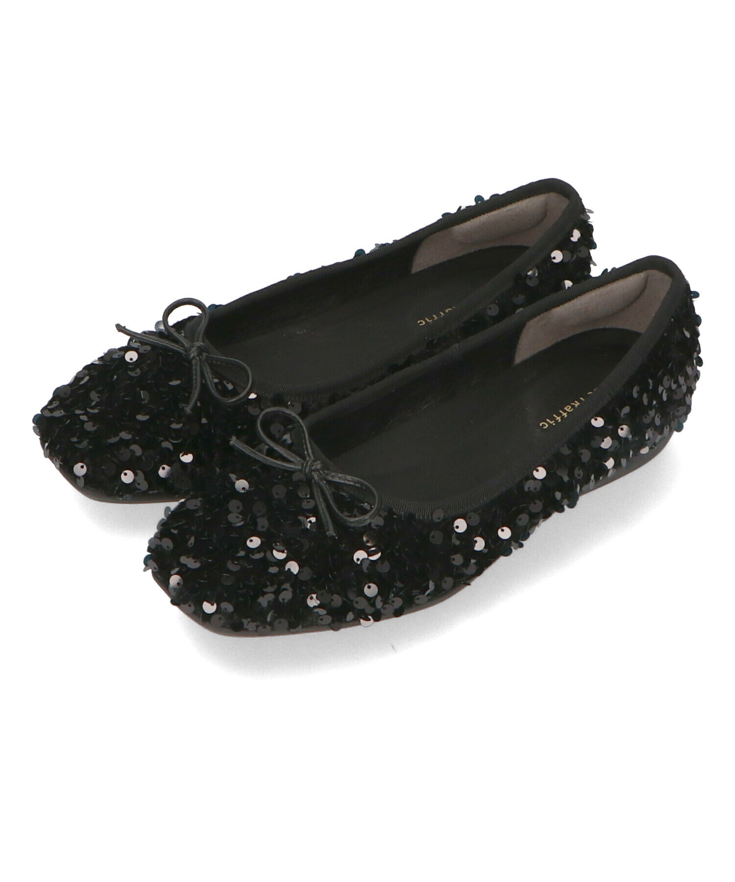 ORiental TRaffic「【跳べるパンプス/シリーズ累計１５０万足突破】スパンコール スクエアトゥ バレエシューズ R-3216」|パンプス|