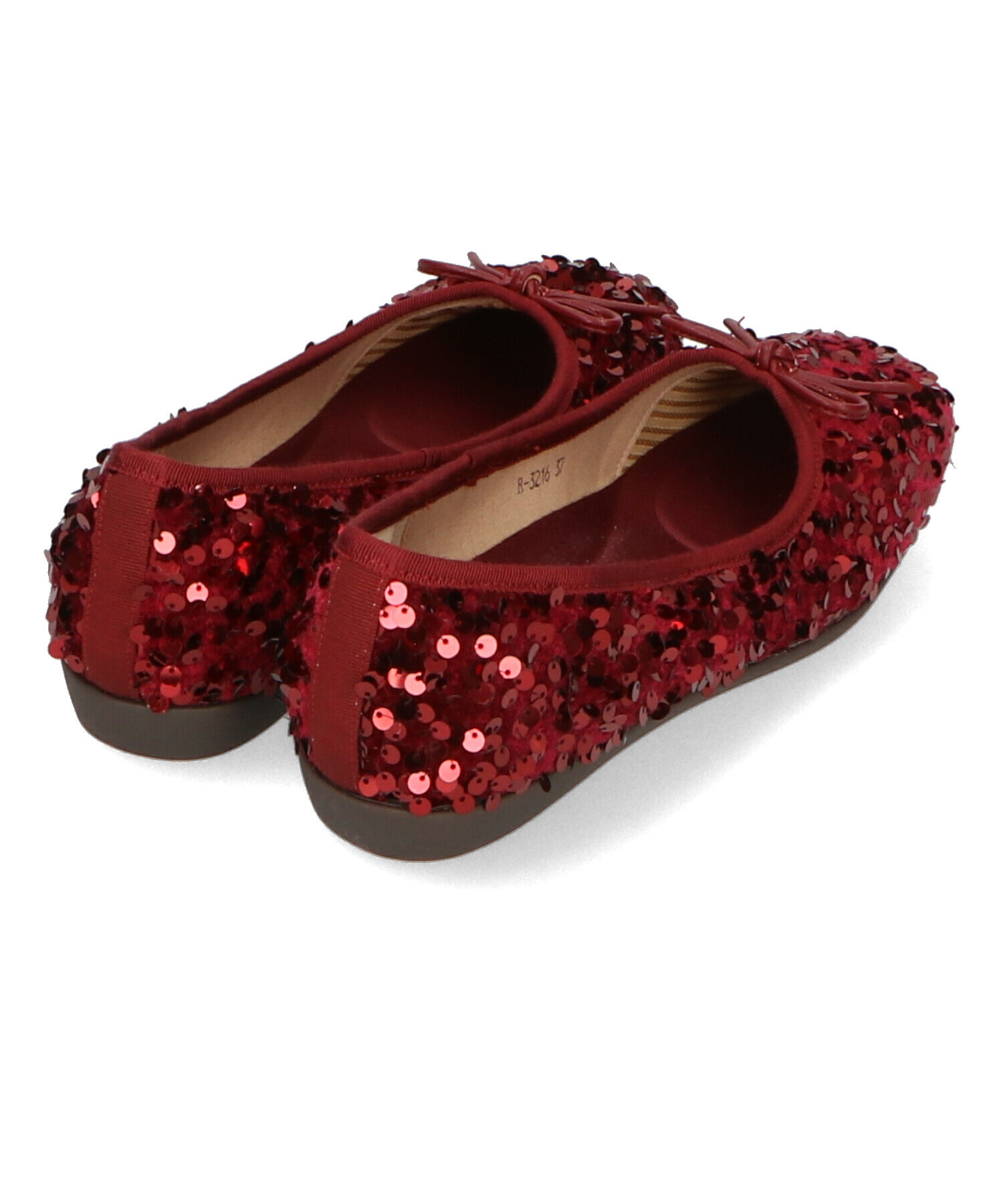 ORiental TRaffic「【跳べるパンプス/シリーズ累計１５０万足突破】スパンコール スクエアトゥ バレエシューズ R-3216」|パンプス|