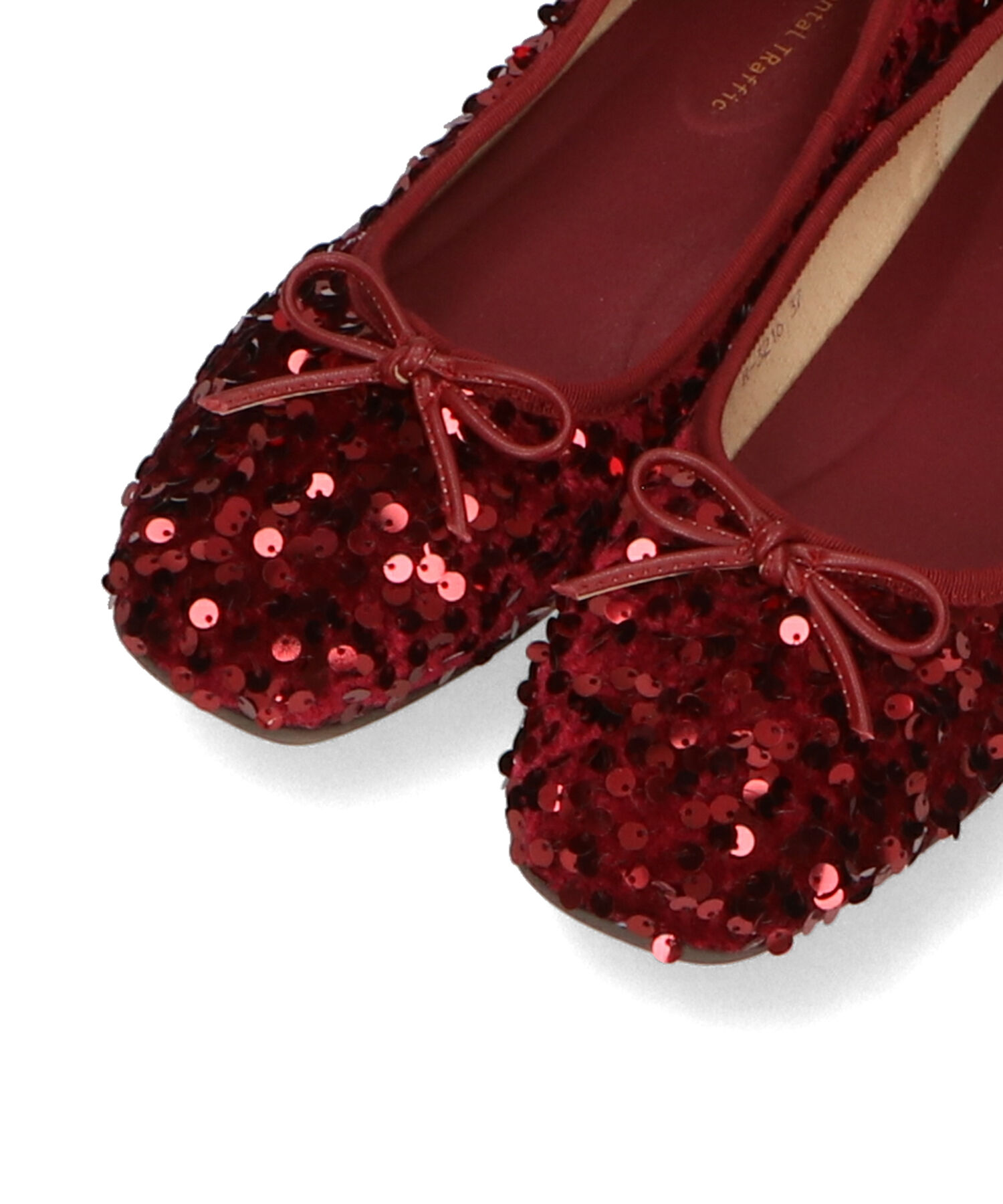 ORiental TRaffic「【跳べるパンプス/シリーズ累計１５０万足突破】スパンコール スクエアトゥ バレエシューズ R-3216」|パンプス|