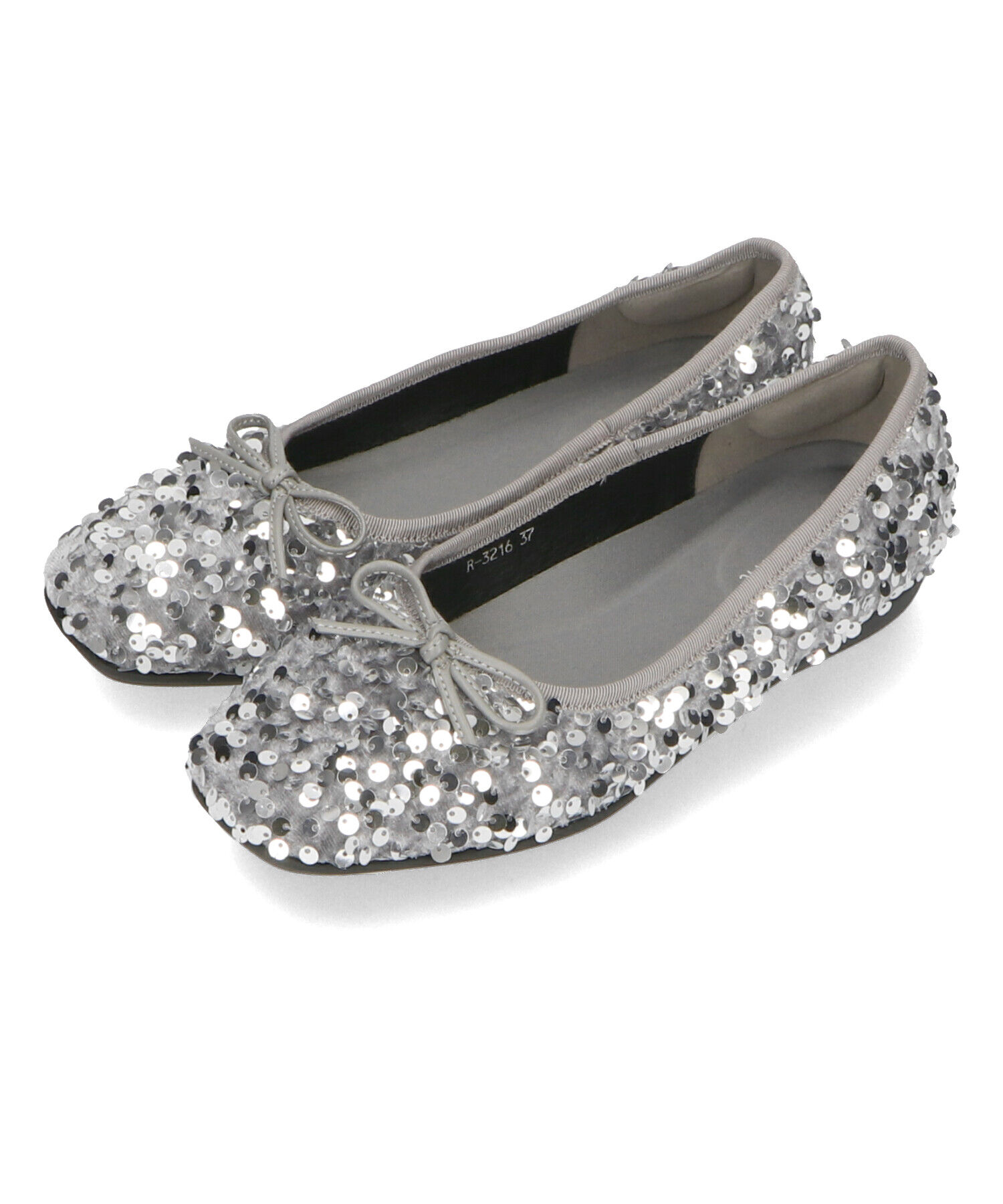 ORiental TRaffic「【跳べるパンプス/シリーズ累計１５０万足突破】スパンコール スクエアトゥ バレエシューズ R-3216」|パンプス|