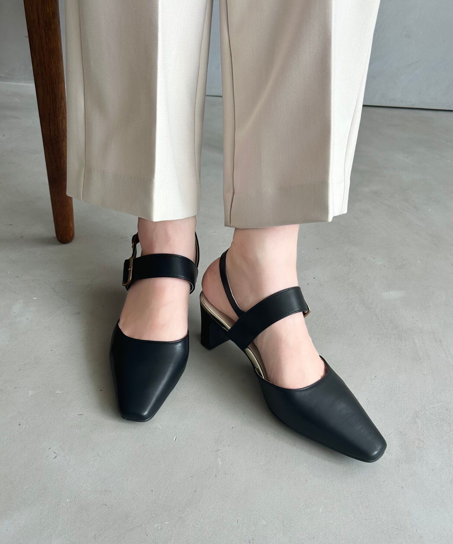 ORiental TRaffic「バックストラップヒールパンプス/51101 パンプス 人気 トレンド 売れてる」|パンプス|