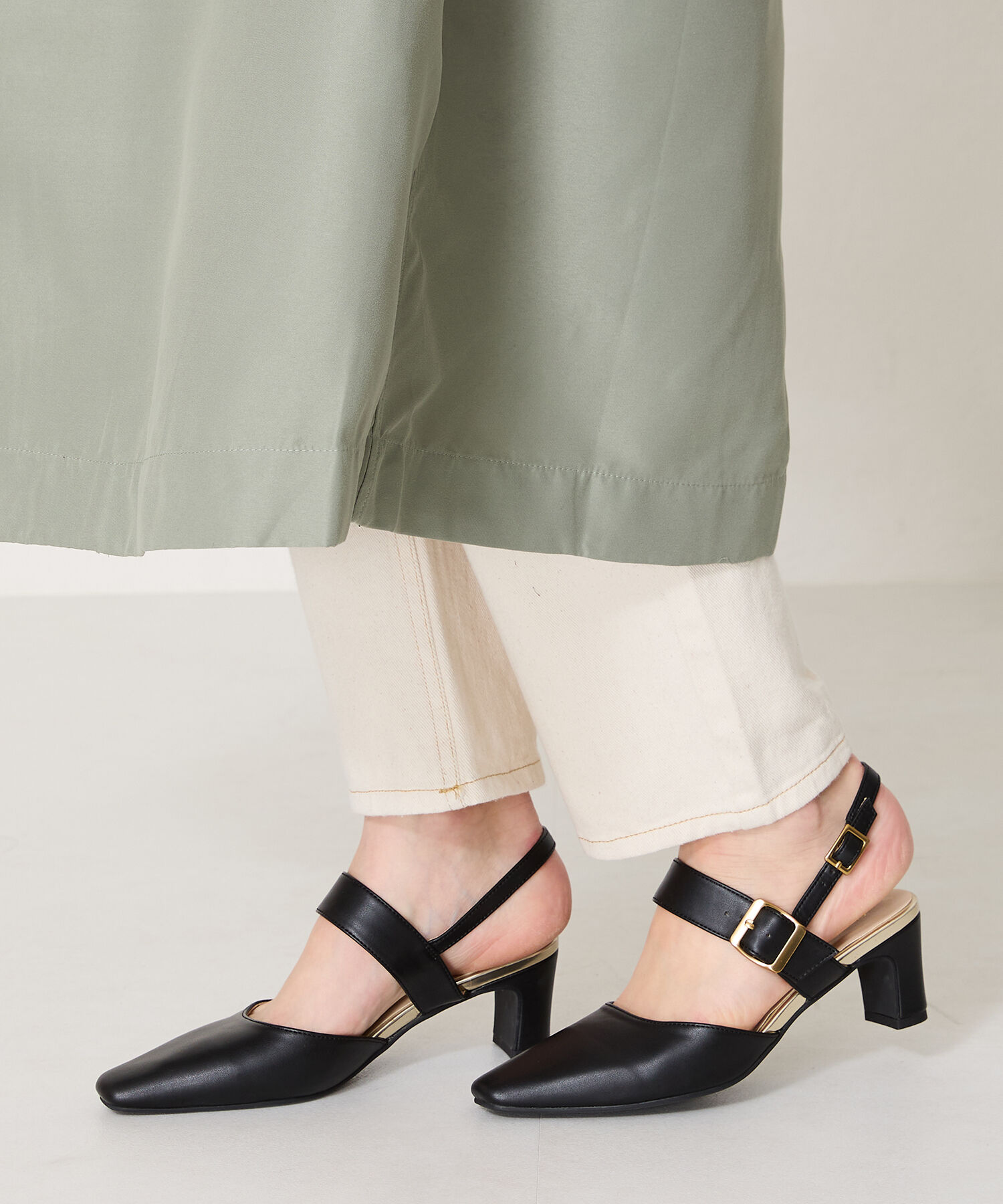 ORiental TRaffic「バックストラップヒールパンプス/51101 パンプス 人気 トレンド 売れてる」|パンプス|