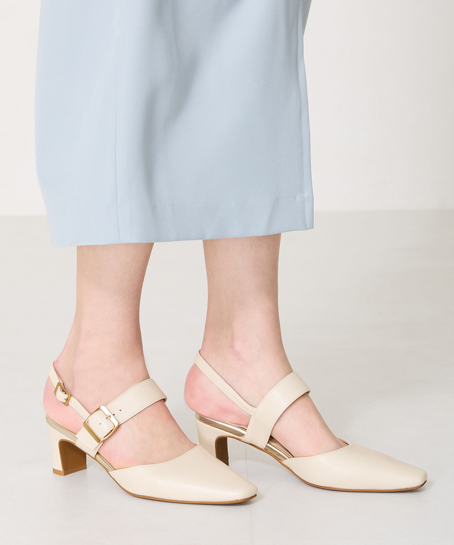 ORiental TRaffic「バックストラップヒールパンプス/51101 パンプス 人気 トレンド 売れてる」|パンプス|