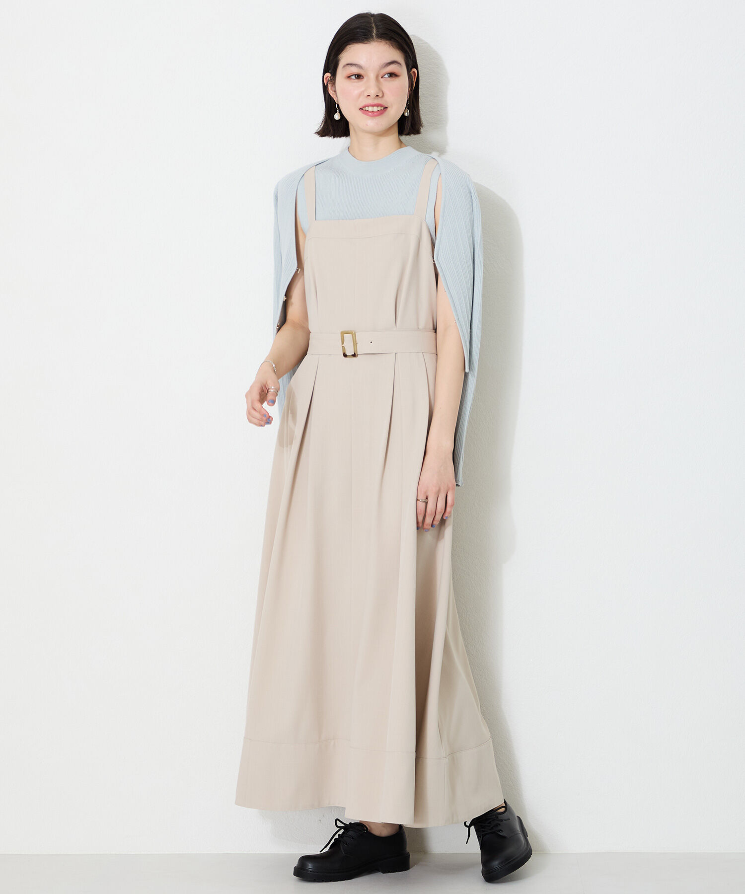 ORiental TRaffic「【防水】 タンクソール レースアップ レインシューズ /R-1022 通勤靴 晴雨兼用」|パンプス|