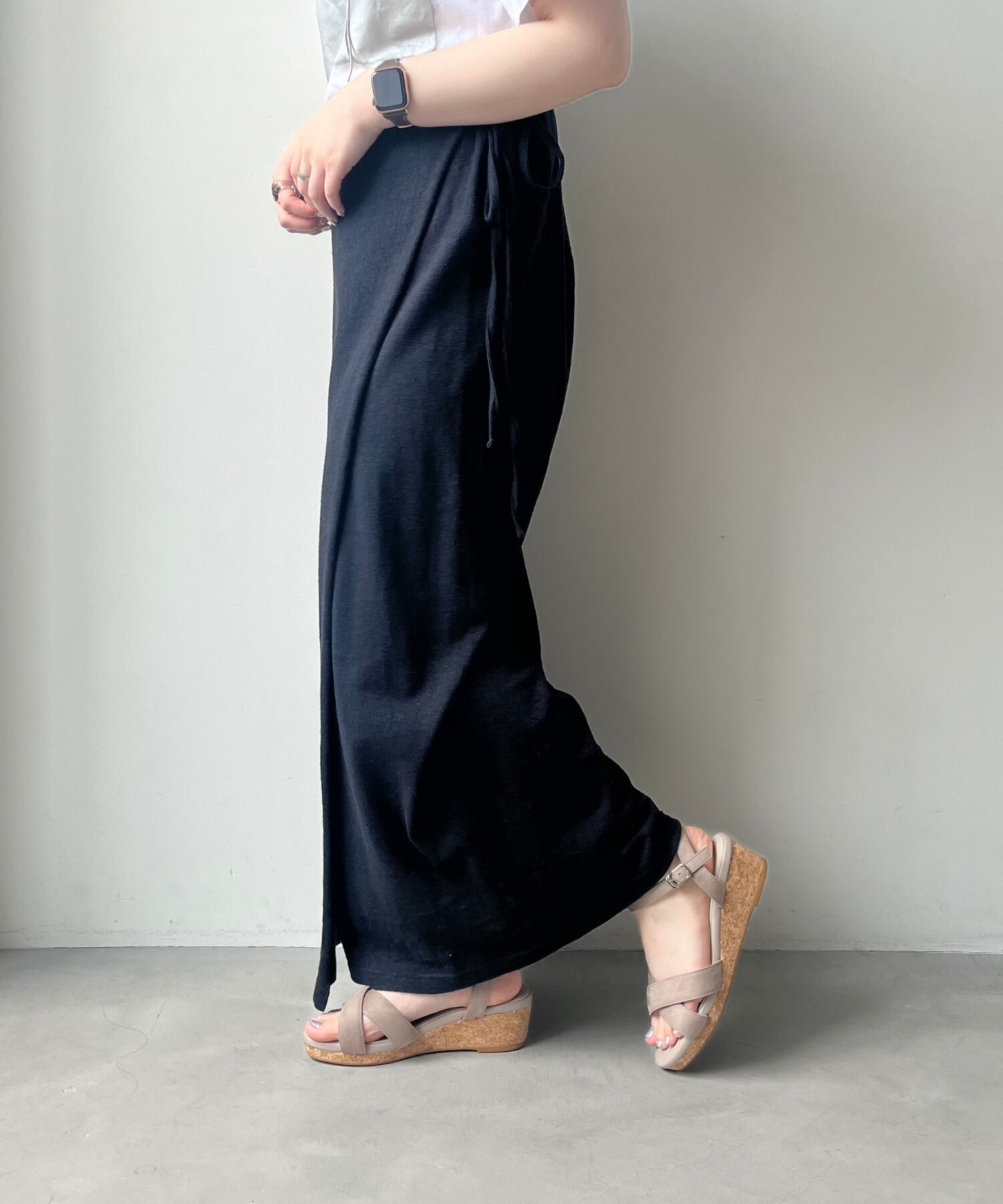 WA Oriental TRaffic「アーモンドトゥクロスウエッジサンダル/52201 サンダル トレンド 人気 クッション」|サンダル|