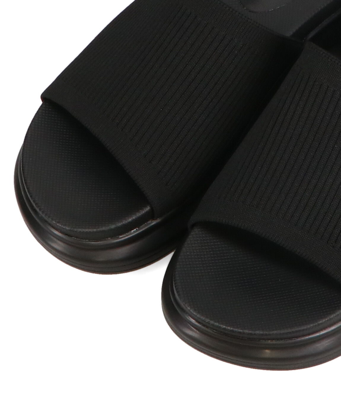 WA Oriental TRaffic「厚底ニットミュールサンダル/52215 サンダル 厚底 ニット ミュール 人気 トレンド」|サンダル|