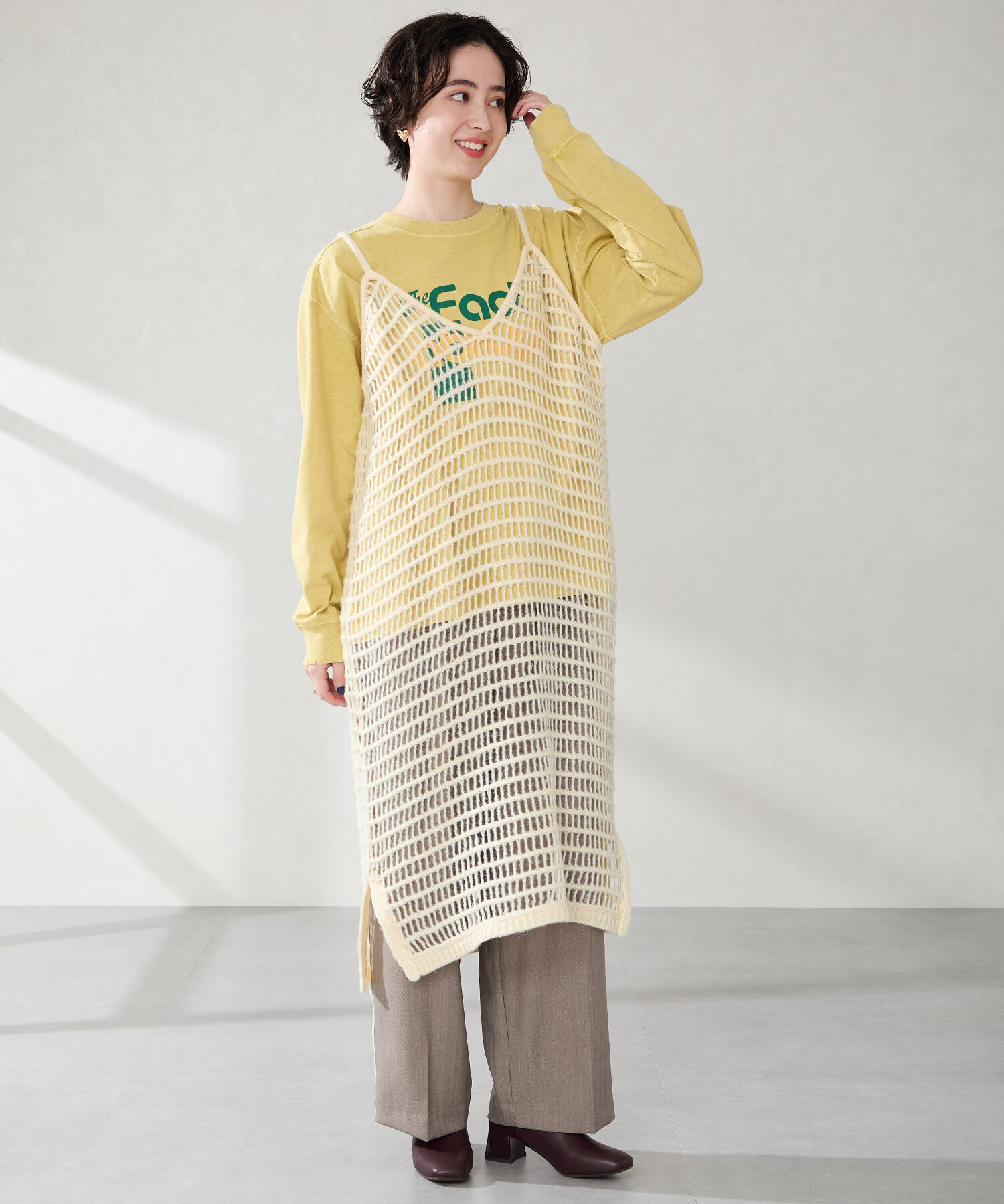 WA Oriental TRaffic「コーデュロイ コンビ ショートブーツ /52410」|ショートブーツ|