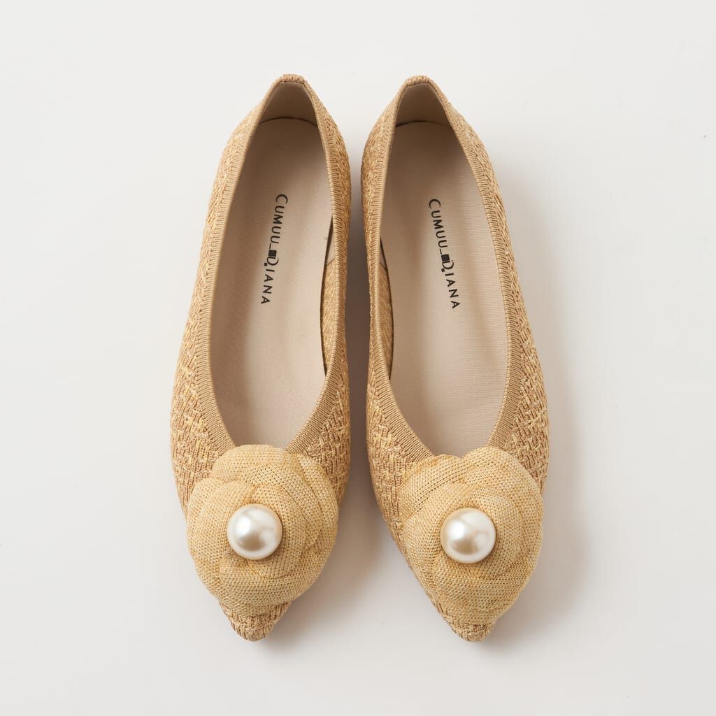 CUMUU＿DIANA「ニットシューズ　EI42828」|パンプス|