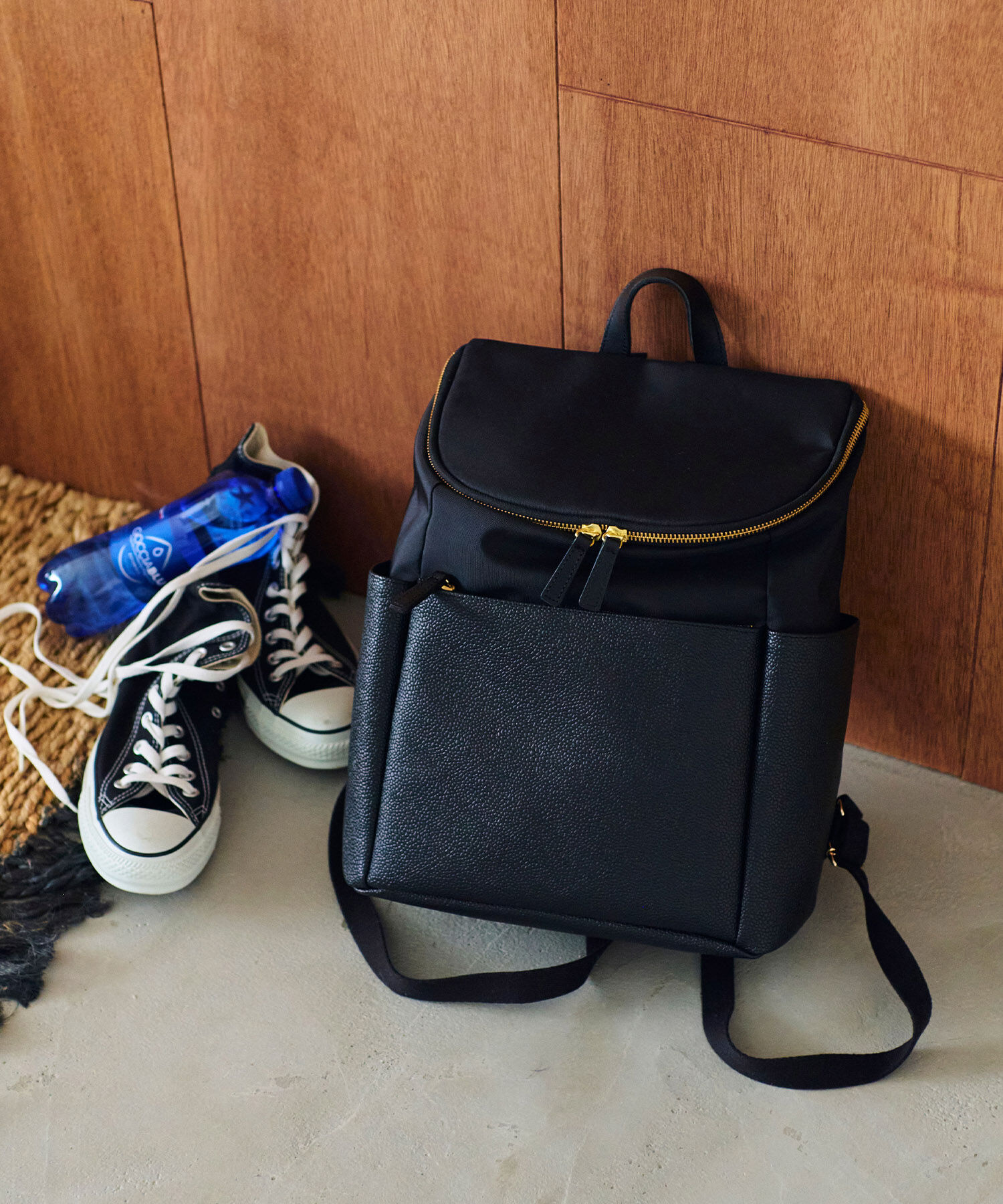 TOPKAPI BREATH「【Breath TOPKAPI】スコッチグレインペリカン リュック / バックパック / 旅行 バッグ」|リュック|ブラック