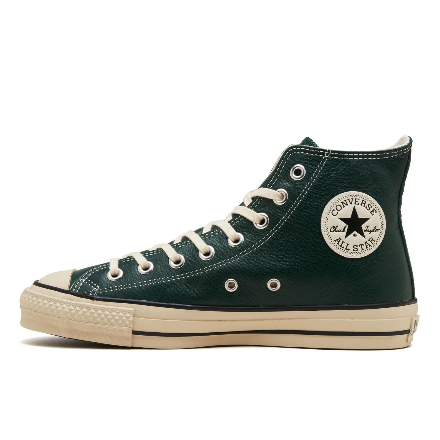 CONVERSE「【CONVERSE】LEATHER AS J HI」|スニーカー|グリーン