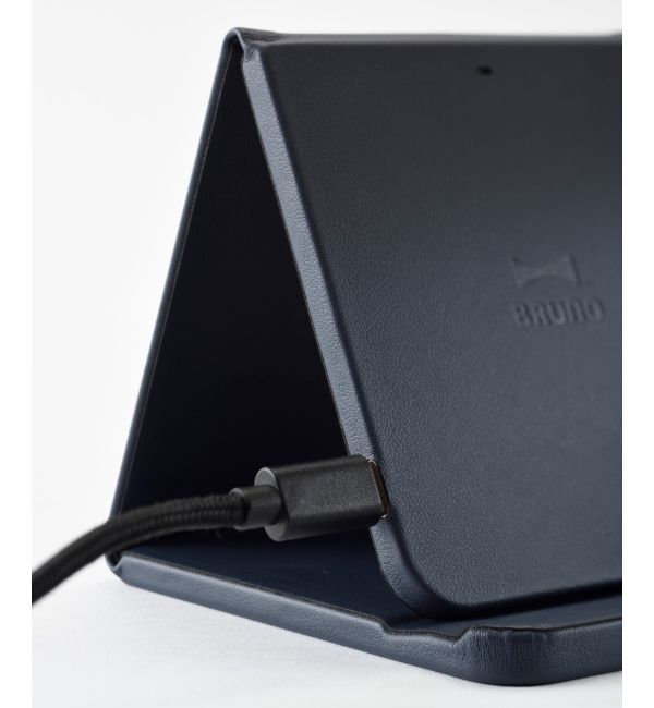 BRUNO「ワイヤレスチャージャー 折りたたみスタンド」|電化製品|