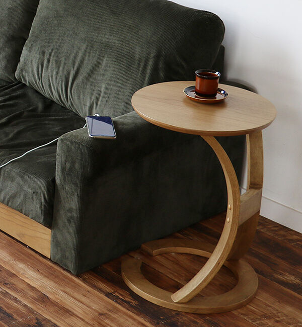 B-COMPANY「手元近くまで寄せられる　LOTUSサイドテーブル」|ステーショナリー|