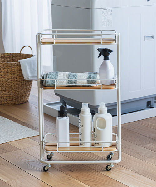  「幅20cm　スリムワゴン」|食器・キッチングッズ|