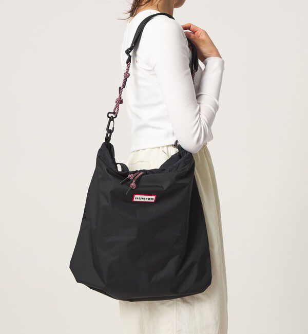 ODETTE E ODILE「＜HUNTER＞ MULTI UBT7126NRS」|ショルダー・メッセンジャー|BLACK