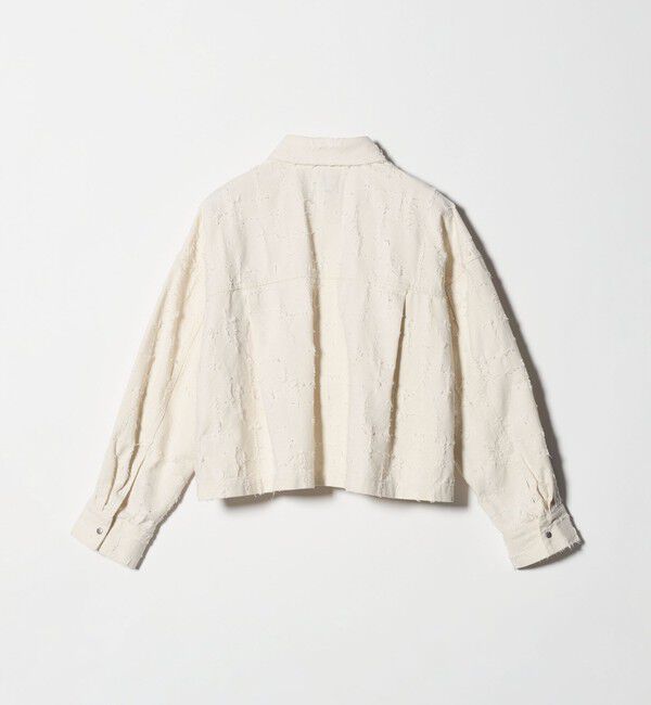 UNITED ARROWS「ジャガード ワーク シャツ ジャケット ‐ウォッシャブル‐」|テーラードジャケット|