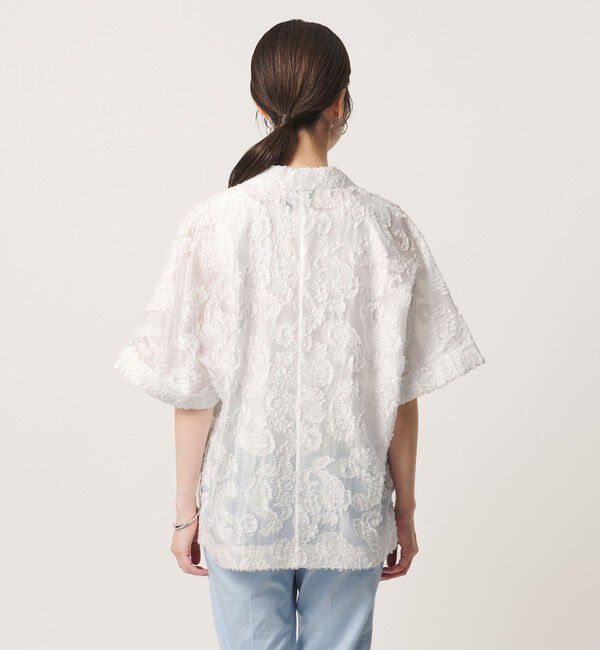 UNITED ARROWS「ラメ カット ジャガード ジャケット ‐ウォッシャブル‐」|テーラードジャケット|