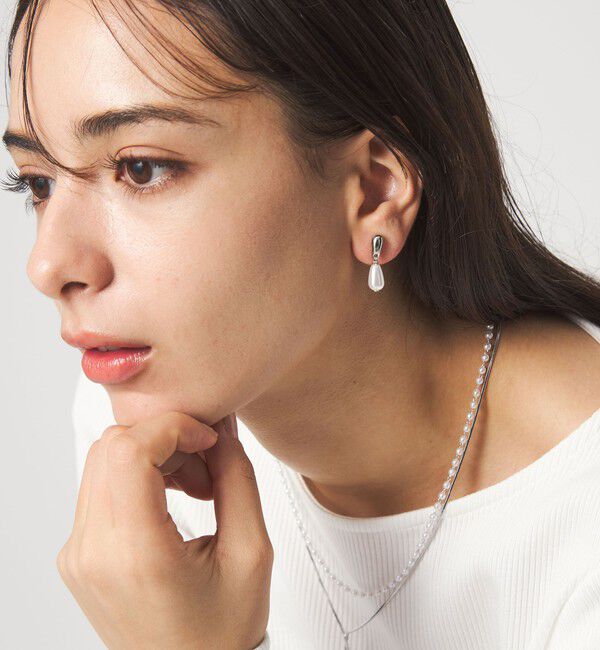 UNITED ARROWS green label relaxing「シズクモチーフ イヤリング」|イヤリング|