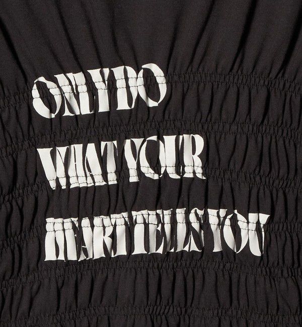 UNITED ARROWS green label relaxing「【別注】＜Various Timeless Arts＞シャーリング プリント Tシャツ」|Tシャツ・カットソー|