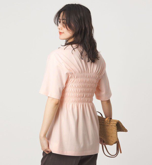 UNITED ARROWS green label relaxing「【別注】＜Various Timeless Arts＞シャーリング プリント Tシャツ」|Tシャツ・カットソー|