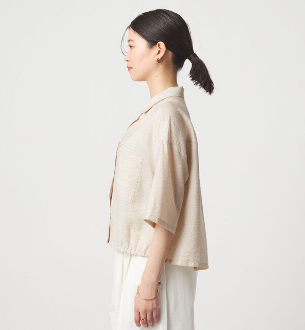 UNITED ARROWS green label relaxing「【WEB限定】＜at ease＞ポケット オープンカラー シャツ」|シャツ・ブラウス|