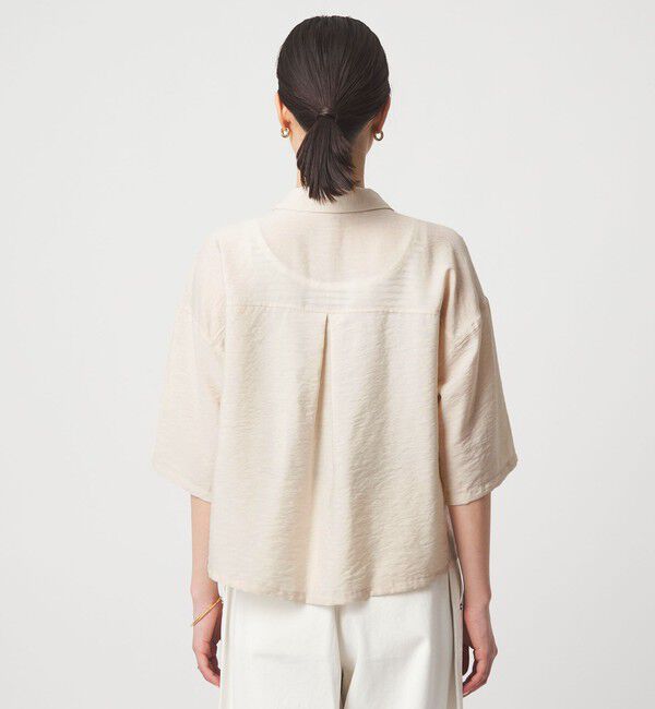 UNITED ARROWS green label relaxing「【WEB限定】＜at ease＞ポケット オープンカラー シャツ」|シャツ・ブラウス|