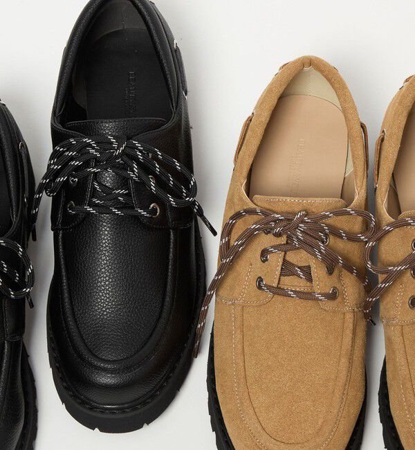 BEAUTY&YOUTH UNITED ARROWS「3WAY デッキシューズ ブラック」|デッキシューズ|