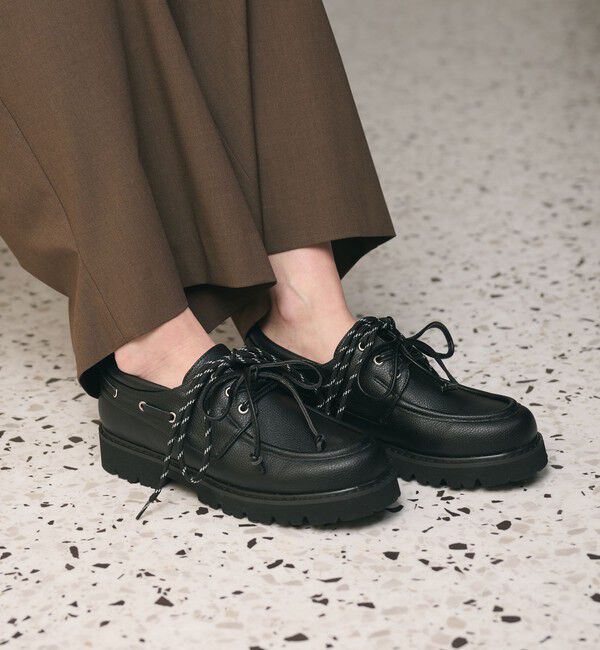 BEAUTY&YOUTH UNITED ARROWS「3WAY デッキシューズ ブラック」|デッキシューズ|