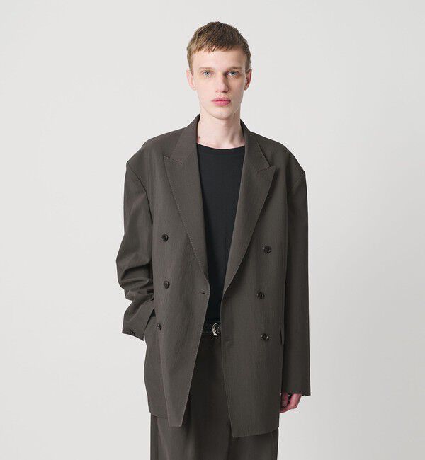 MONKEY TIME「RENU TROシリーズ ダブル ブレスト ジャケット -セットアップ対応-」|テーラードジャケット|