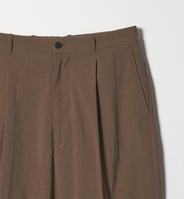 STEVEN ALAN「＜Steven Alan＞ ナイロン オックス アウト ワンプリーツ スラックス」|スラックス|