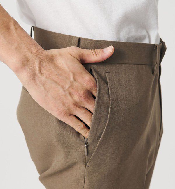 BEAUTY&YOUTH UNITED ARROWS「東レ/TORAY ナノデザイン ノープリーツパンツ NO.1 ウォッシャブル セットアップ対応可能」|チノ|